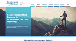 Desktop Screenshot of boomerangeffect.com.au